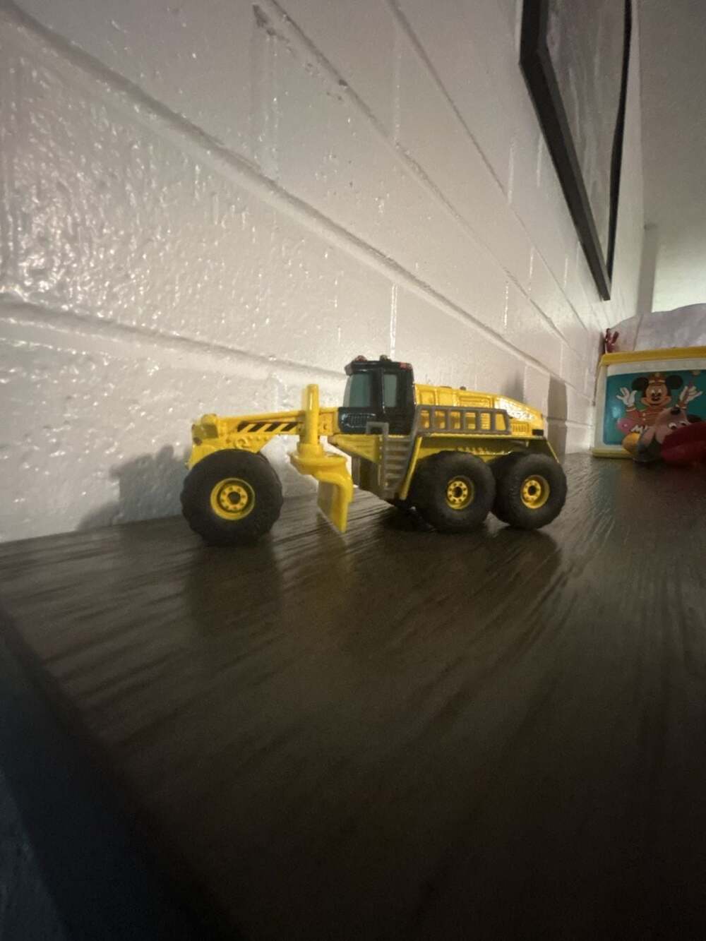 Vintage style Tonka Diecast Motor Grader Construction Vehicle